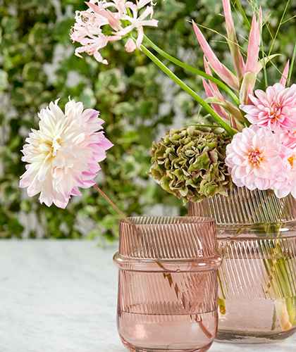 Glas farbig & handmade