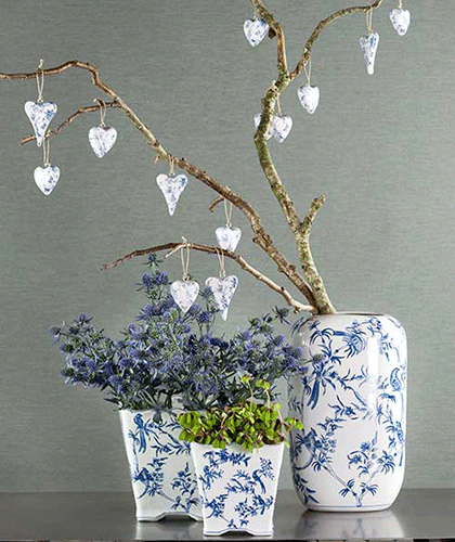 Summer Orange Emaille Pflanzköpfe