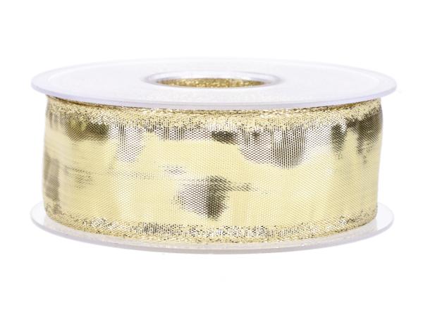 Band Glamour 40mm 25mr gold m Draht 40mm 25mr