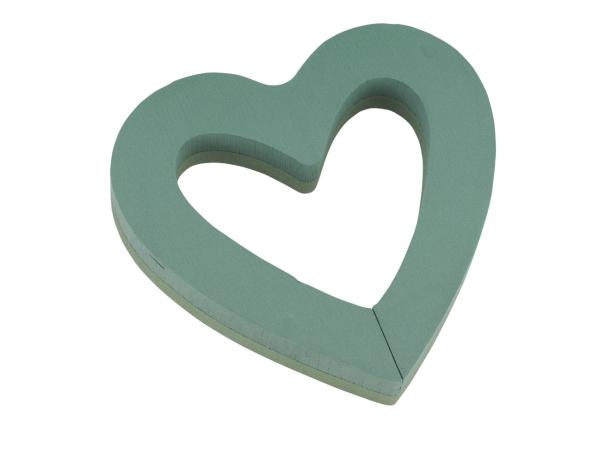 OASIS® FOAM FRAMES® Herz D37cm offen m Hartschaumunterlage L36 B37 H6cm