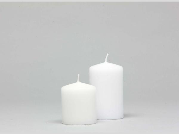 Stumpen H100 D50 weiss Safe Candle  ca.19Std Brenndauer 