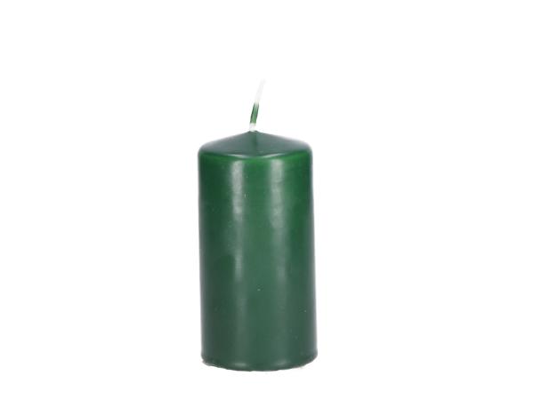 Stumpen H100 D50 jägergrün Safe Candle ca.19Std Brenndauer D5 H10cm