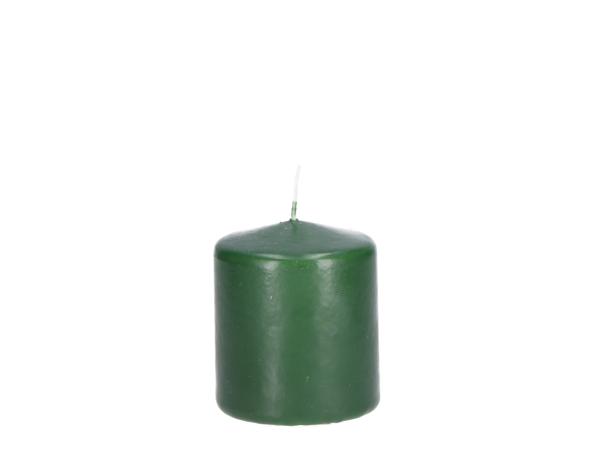 Stumpen H70 D60 jägergrün Safe Candle ca.19Std Brenndauer D6 H7cm