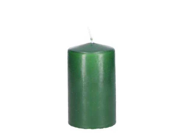 Stumpen H100 D60 jägergrün Safe Candle ca. 28Std Brenndauer D6 H10cm