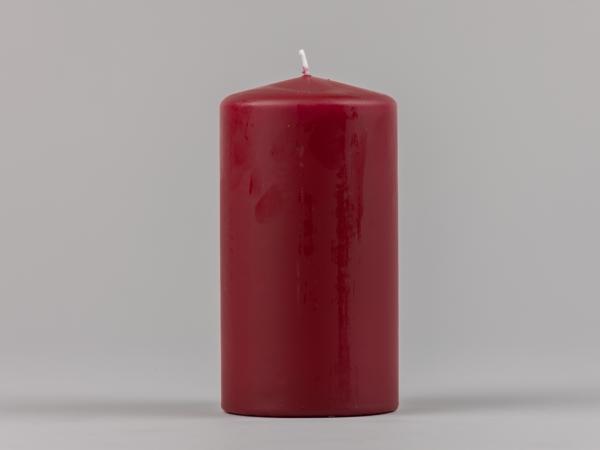 Stumpen H150 D80 altrot Safe Candle ca. 68Std Brenndauer D8 H15cm