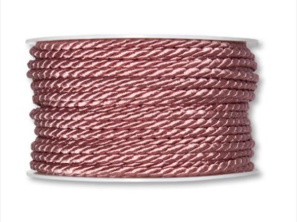 Kordel 4mm 25mr altrosa 4mm 25mr