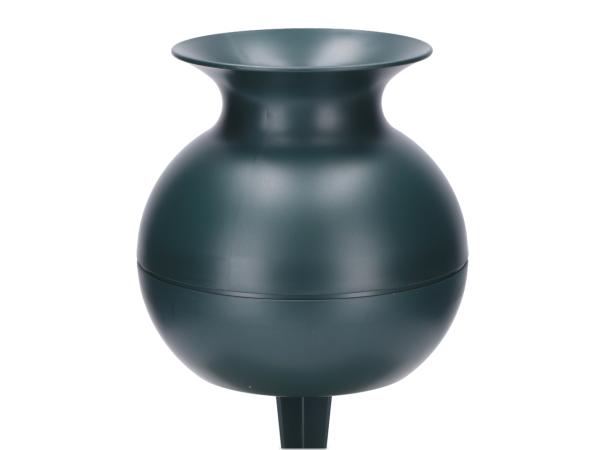 Grabvase Deko H27cm grün H27 D9cm