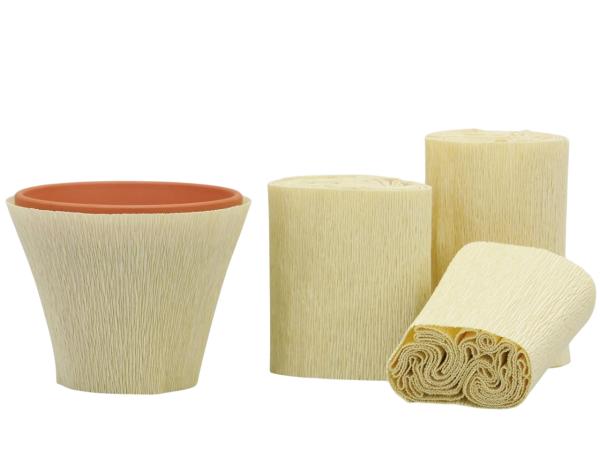 Kreppmanschetten 125mm champagner  