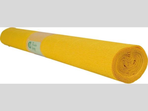 Krepp-Papier B50 L250cm gelb 50cm 250cm