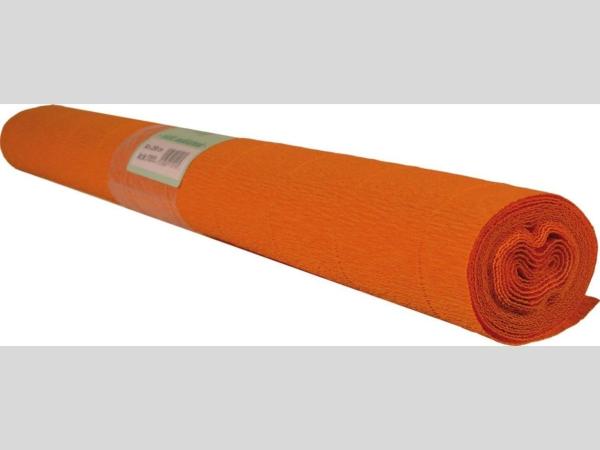 Krepp-Papier B50 L250cm orange  50cm 250cm