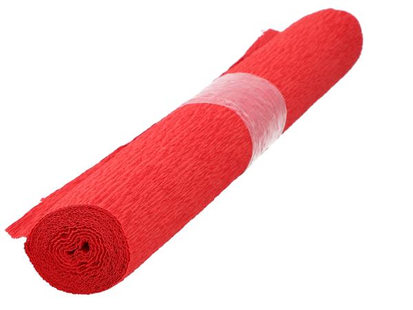 Krepp-Papier B50 L250cm rot 50cm 250cm