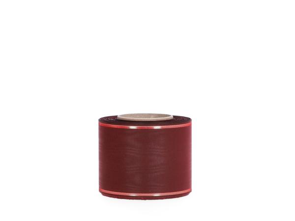 Kranzband Moire 75mm 25mr bordo 