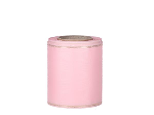 Kranzband Moire 100mm 25mr rosa hell 