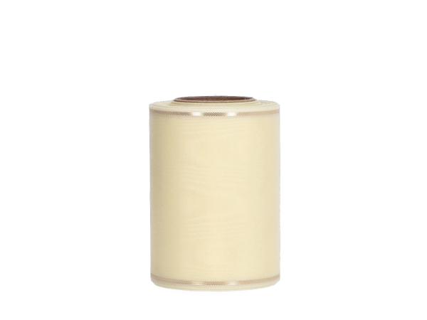 Kranzband Moire 125mm 25mr creme 125mm 25mr