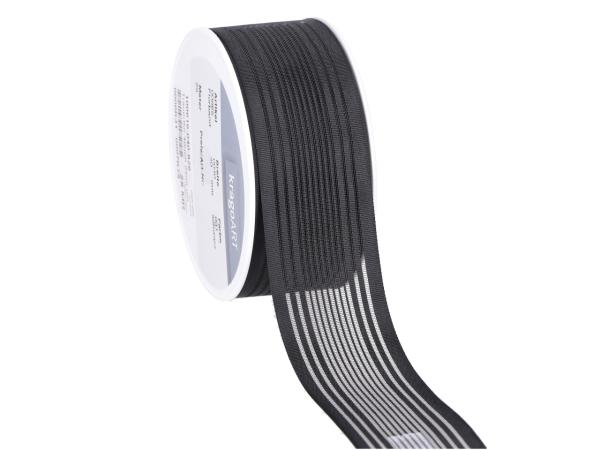 Trauerflor 40mm 25mr uni schwarz  40mm 25mr