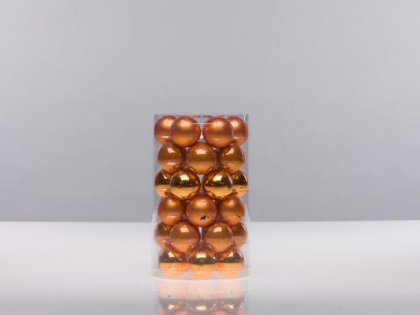 Kugel Xmas D5cm IMP Sortiment glanz-matt-opal D5cm