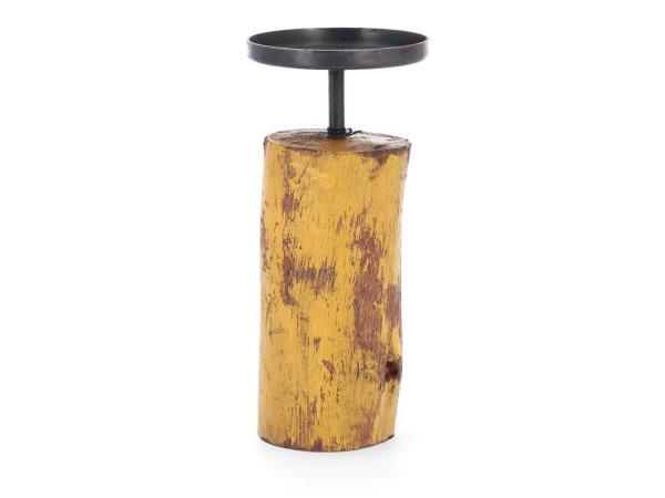 Kerzenhalter Holz-Metall f Stumpenkerze coloriert antikfinish
!! Aktionsartikel- Kein Umtausch / Rückgabe möglich !! D8 H16cm