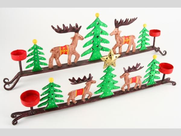 Teelichthalter Rentier/Baum m 2 Teelichthalter
!! Aktionsartikel- Kein Umtausch / Rückgabe möglich !! B61 T5 H20cm