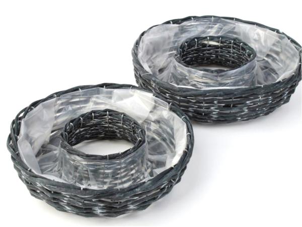 Pflanzring Spaltweide Set2 D44/50 H11,5/12cm