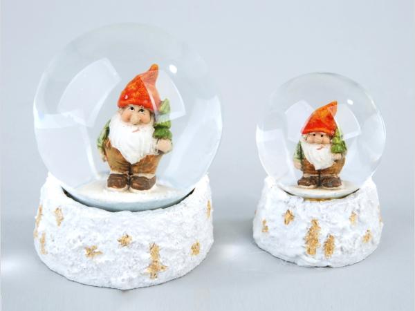 Schneekugel m Weihnachtswichtel
!! Aktionsartikel- Kein Umtausch / Rückgabe möglich !! D6,5 H8,5cm
