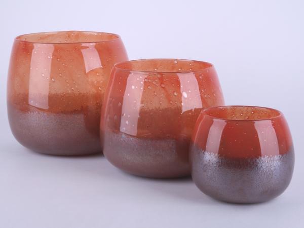 Glas Coral dickwandig handmade kugelform 2tone
!! Aktionsartikel- Kein Umtausch / Rückgabe möglich !! D14 H12,5cm