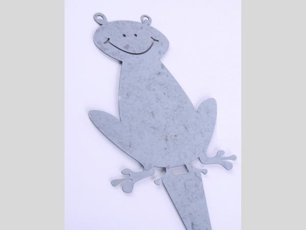 Stecker Frosch Zinkblech
!! Aktionsartikel- Kein Umtausch / Rückgabe möglich !! B11 H19cm