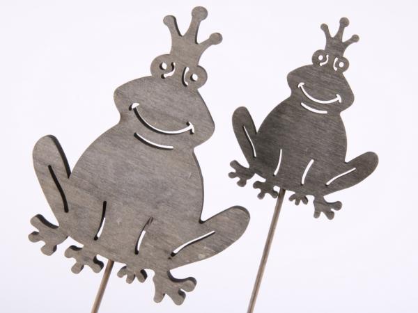 Frosch Holz a Stick   
