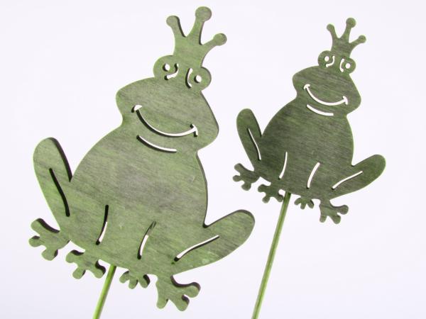 Frosch Holz a Stick   