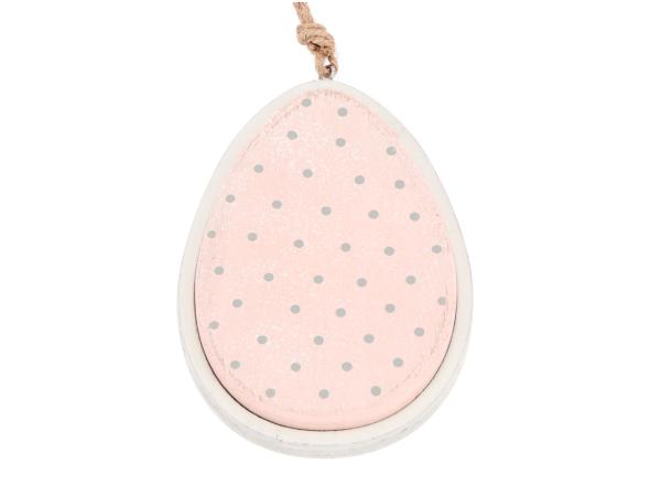 Ei Holz Hänger  m Punkten
!! Aktionsartikel- Kein Umtausch / Rückgabe möglich !! D18,5 H18cm