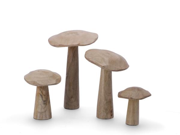 Pilz Holz z Stellen   D8 H8cm