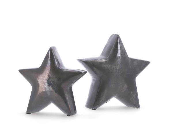 Stern Keramik Bleifinish Magnesium
!! Aktionsartikel- Kein Umtausch / Rückgabe möglich !! D21,5 T 9,5cm
