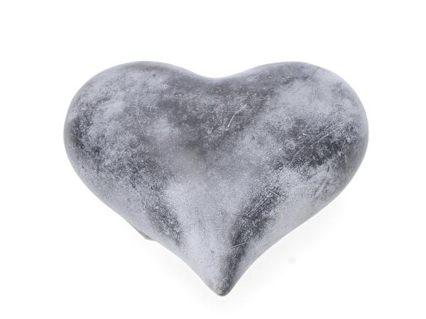 Herz Beton coloriert   B16 H15 T6cm