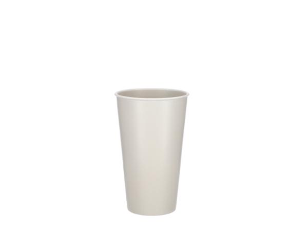 Vase Kunststoff konisch marmoriert 