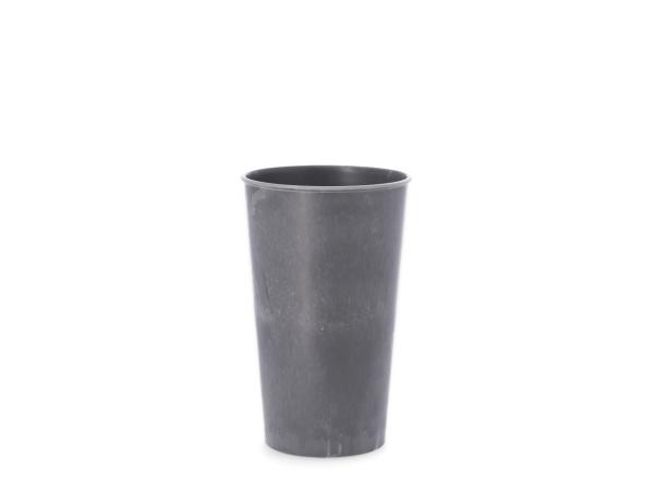Vase Kunststoff konisch marmoriert  D17,5 H28cm