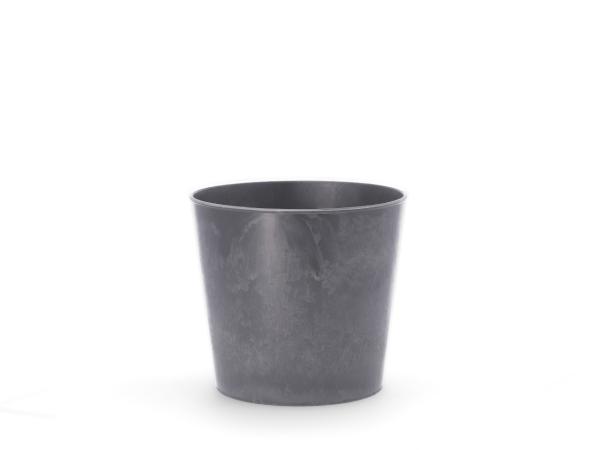 Kübel Kunststoff konisch marmoriert D21 H23cm