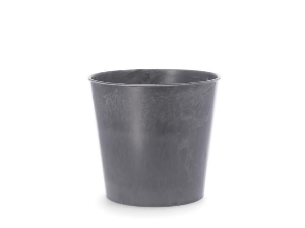 Kübel Kunststoff konisch marmoriert D27 H26cm
