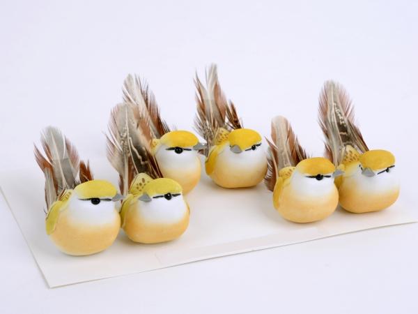 Vogel 2mod 3fb gelbmix a Clip   B3 L8 H3,5cm