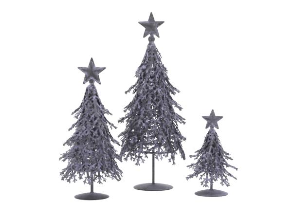 Tannenbaum Metall filigran z Stellen   