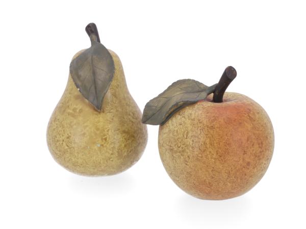 Apfel/Birne Poly 2Mod   D10-12,5 H12-15cm