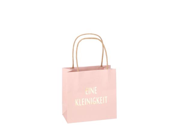 Geschenktüte bedruckt "Eine Kleinigkeit" B16 T8 H16cm