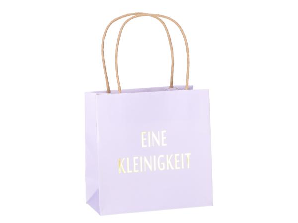 Geschenktüte bedruckt "Eine Kleinigkeit" B16 T8 H16cm
