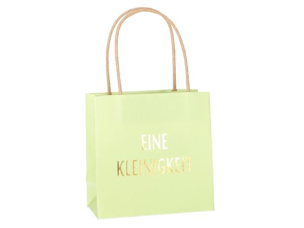 Geschenktüte bedruckt "Eine Kleinigkeit" B16 T8 H16cm