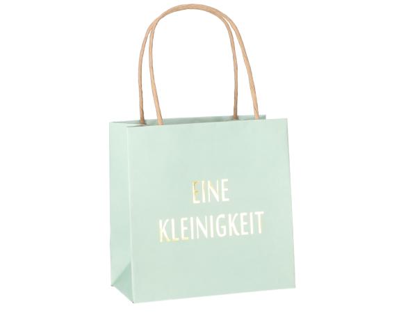 Geschenktüte bedruckt "Eine Kleinigkeit" B16 T8 H16cm