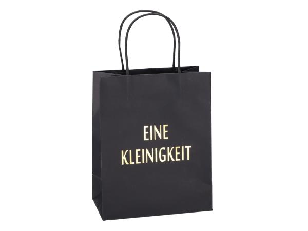 Geschenktüte bedruckt "Eine Kleinigkeit" B16 T8 H16cm