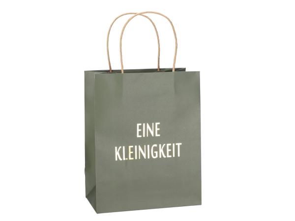 Geschenktüte bedruckt "Eine Kleinigkeit" B20 T11 H25cm