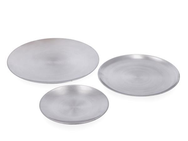 Teller Kunststoff foliert gebürstet D28cm