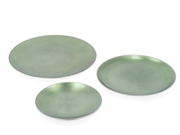 Teller Kunststoff foliert gebürstet  D28cm