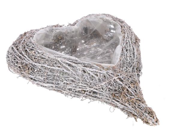 Pflanzherz Zweige  B32 L43 H9cm