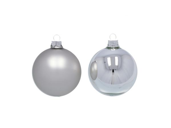 Kugel xmas Glas BASIC glanz-matt 