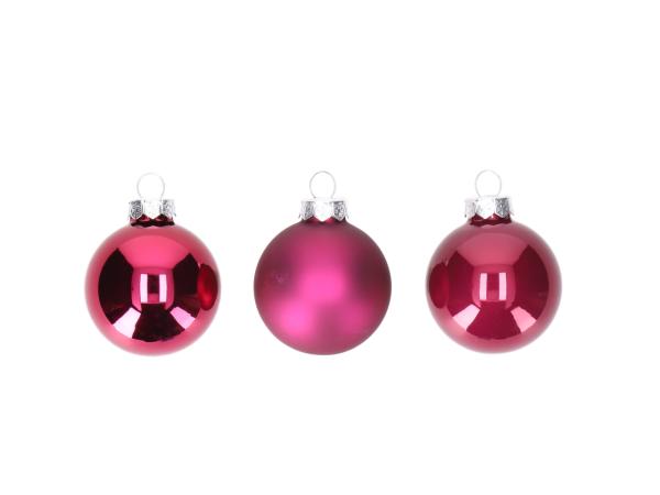 Kugel xmas Glas FASHION Mix3 D5cm